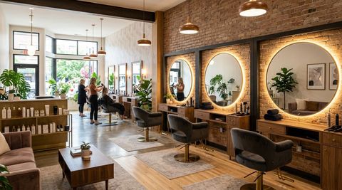 Illustration of Skin & Beauty Bar, beauty salon in Battle Creek, MI